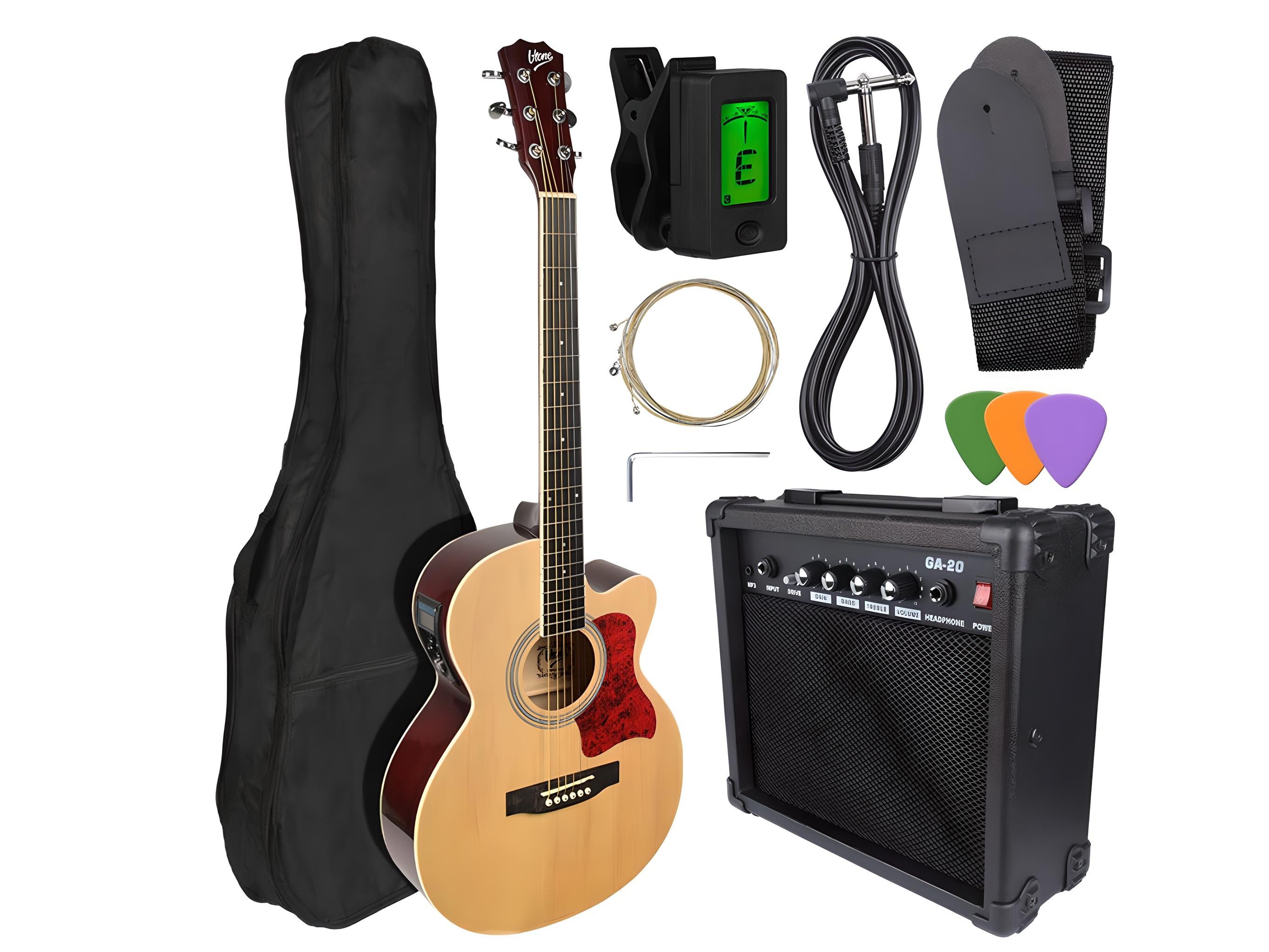 V-TONE EAG SET NT - Electro-acoustic guitar and guitar amplifier zestaw