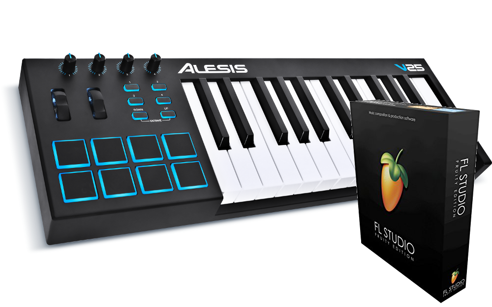 Alesis V25 + FL Studio 21 Fruity Edition BOX + Ableton Live Lite
