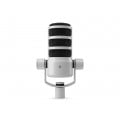 Rode PodMic USB White - Mikrofon Dynamiczny front