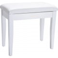 Roland RPB-100WH - Ława do pianina ze schowkiem, Satin white vinyl