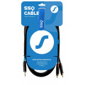 ‌SSQ MiJRCA3 - kabel mini jack stereo- 2xRCA 3 metrowy