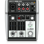 Behringer 302USB - 5-kanałowy mikser XENYX 302USB z przedwzmacniaczami mikrofonowymi XENYX oraz interfejsem audio USB. B-STOCK