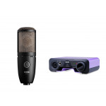 ‌AKG P-220 + Apogee Boom - mikrofon pojemnościowy + Interfejs Audio