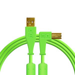 DJ Techtools kabel 1.5m z USB-A na USB-B łamany zielony