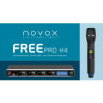Novox FREE PRO H4 - Mikrofon bezprzewodowy poczwórny B-STOCK