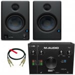 PRESONUS Eris E4.5 - Para Monitorów + M-audio AIR 192/4 + kable - kompletny zestaw