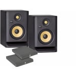 KRK RP7 G4 - pair if activ monitors + with isolation pads