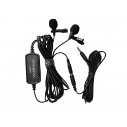 ‌CKMOVA LCM6D - podwójny mikrofon krawatowy do kamer i smartphonów