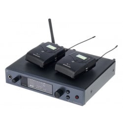 Sennheiser ew IEM G4-twin-A - wytrzymały bezprzewodowy system monitoringu dousznego, pasmo 516-558 MHz.