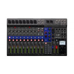 Zoom L-12 LiveTrak-top-front