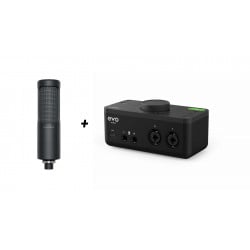 Beyerdynamic M 90 PRO X + Audient Evo4 - mikrofon pojemnościowy + Interfejs Audio USB