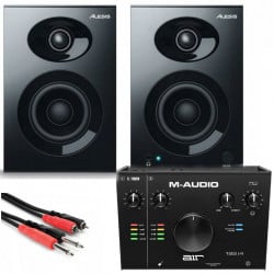 Alesis Elevate 3 MkII + M-Audio AIR 192/4 + kable - zestaw