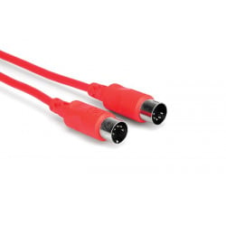 HOSA MID-305RD - Kabel MIDI 1.5m, czerwony