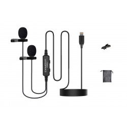 ‌CKMOVA LCM2LD - podwójny mikrofon krawatowy na Lightning B-STOCK