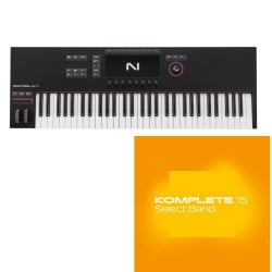 Native Instruments KONTROL S61 MK3 + Native Instruments KOMPLETE 15 SELECT Band