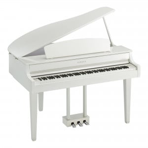 ‌Yamaha CLP-765GPWH - pianino cyfrowe, biały połysk