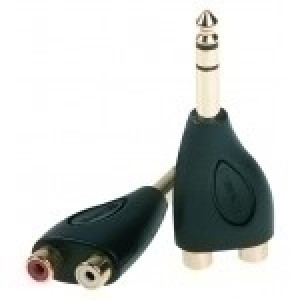Die-Hard DHPA250 - Adapter stereo jack M - 2x RCA F