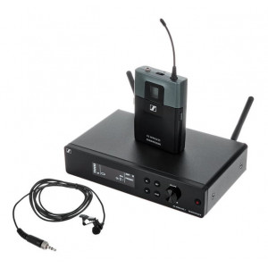 ‌Sennheiser XSW 2-ME2-A - miniaturowy mikrofon bezprzewodowy dla mówców. Zakres częstotliwości 548-572 MHz
