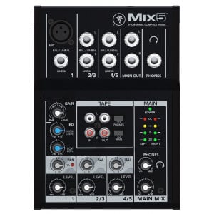 MACKIE MIX 5 - 5 kanałowy kompaktowy mixer audio