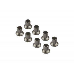 iCon Metal Knob Cap (Set of 8)-slant