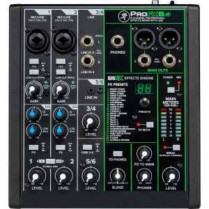 MACKIE PROFX 6 v 3 - 6 kanałowy mixer audio