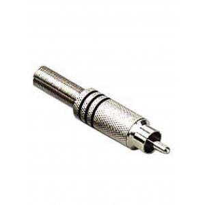 Stagg 0200 M BLACK - Wtyk RCA męski