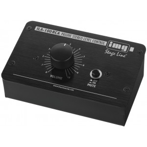 MONACOR ILA-100RCA - Regulator głośności stereo, pasywny (wersja RCA)