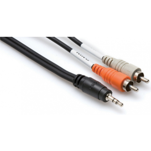Hosa CMR-206 Kabel Breakout TRS 3,5 - 2x RCA 1,80 m