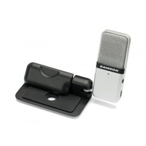 Samson Go Mic - uniwersalny mikrofon przenośny mikro-USB, Kardioida - Dookólny, 16-bit/44.1kHz, gniazdo słuchawkowe, pokrowiec, oprogramowanie B-STOCK