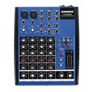 Samson MDR624 - mikser audio 2x MIC/LINE, 2x stereo, 1 x AUX