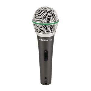 Samson Q6 - mikrofon dynamiczny z wyłącznikiem, super kardioida, kabel XLR