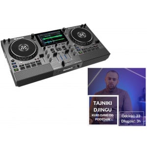 ‌NUMARK MIXSTREAM PRO GO - KONTROLER DJ + TAJNIKI DJINGU - KURS DJSKI OD PODSTAW