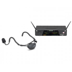  SAMSON AH1/QV10E AIRLINE 77 zestaw bezprzewodowy z mikrofonem nagłownym, wokalowy, N4 - 644.75 Mhz