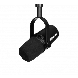 SHURE MV7 BLACK - czarny mikrofon dynamiczny