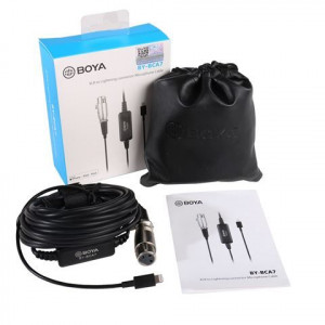 BOYA BY-BCA7 - XLR- Lightning interfejs