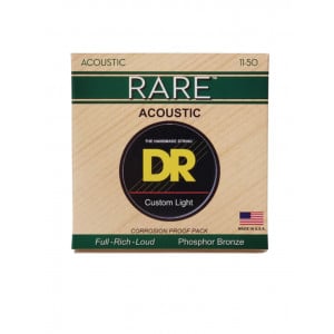 DR RP 11-50 RARE - Acoustic Guitar Strings, Phosphor Bronze