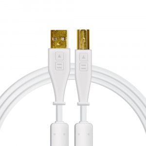 DJ Techtools kabel 1.5m z USB-A na USB-B biały