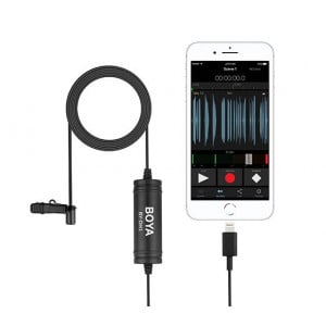 BOYA BY-DM1 - mikrofon krawatowy Lightning (iOS/ iPhone)