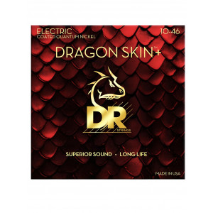 DR DEQ 10-46 DRAGON SKIN+ - Strings for electric guitar front