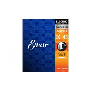 Elixir 12450 Nanoweb Light ( 10-46 ) - struny elektryczne komplet 12-strunowy