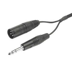 beyerdynamic K 190.40 - 1,5 M - Connecting cable with 3 pin XLR male and 6,35 mm jack plug