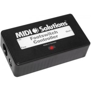 MIDI SOLUTIONS- FOOTSWITCH CONTROLLER (kontroler przełącznika nożnego)