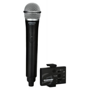 ‌Samson GO MIC MOBILE - 2 kanałowy zestaw bezprzewodowy z mikrofonem do ręki Q8. do urządzeń mobilnych/kamer B-STOCK