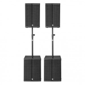 HK Audio L3 Bass Power Pack (2x Linear 3 115FA, 2x L Sub 1800A, 2x K&M M20, 4x covers) - kompletny zestaw nagłośnieniowy