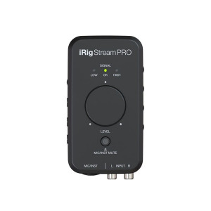 ‌IK Multimedia iRig Stream Pro - interfejs front