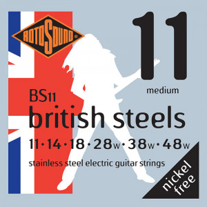 Rotosound British Steels (stalowe) BS11 - struny do gitary elektrycznej