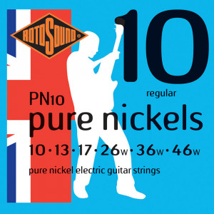Rotosound Pure Nickles (niklowe) PN10 - struny do gitary elektrycznej