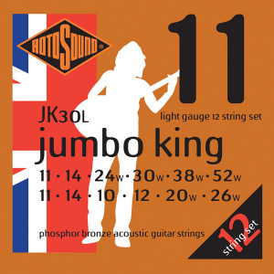 Rotosound Jumbo King (phosphor bronze roundwound) JK30L 11-52