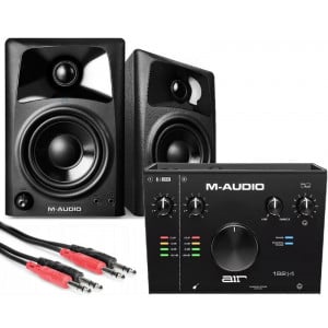 M-Audio AV42 + M-Audio AIR 192/4 + cables - zestaw