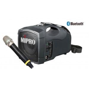 ‌MIPRO MA-101G/ACT-58H (5.8GHz) - Przenośny zestaw nagłośnieniowy, 45-Watt(max) z cyfrowym mikrofonem bezprzewodowym do ręki ACT-58H 5.8G (Bluetooth)